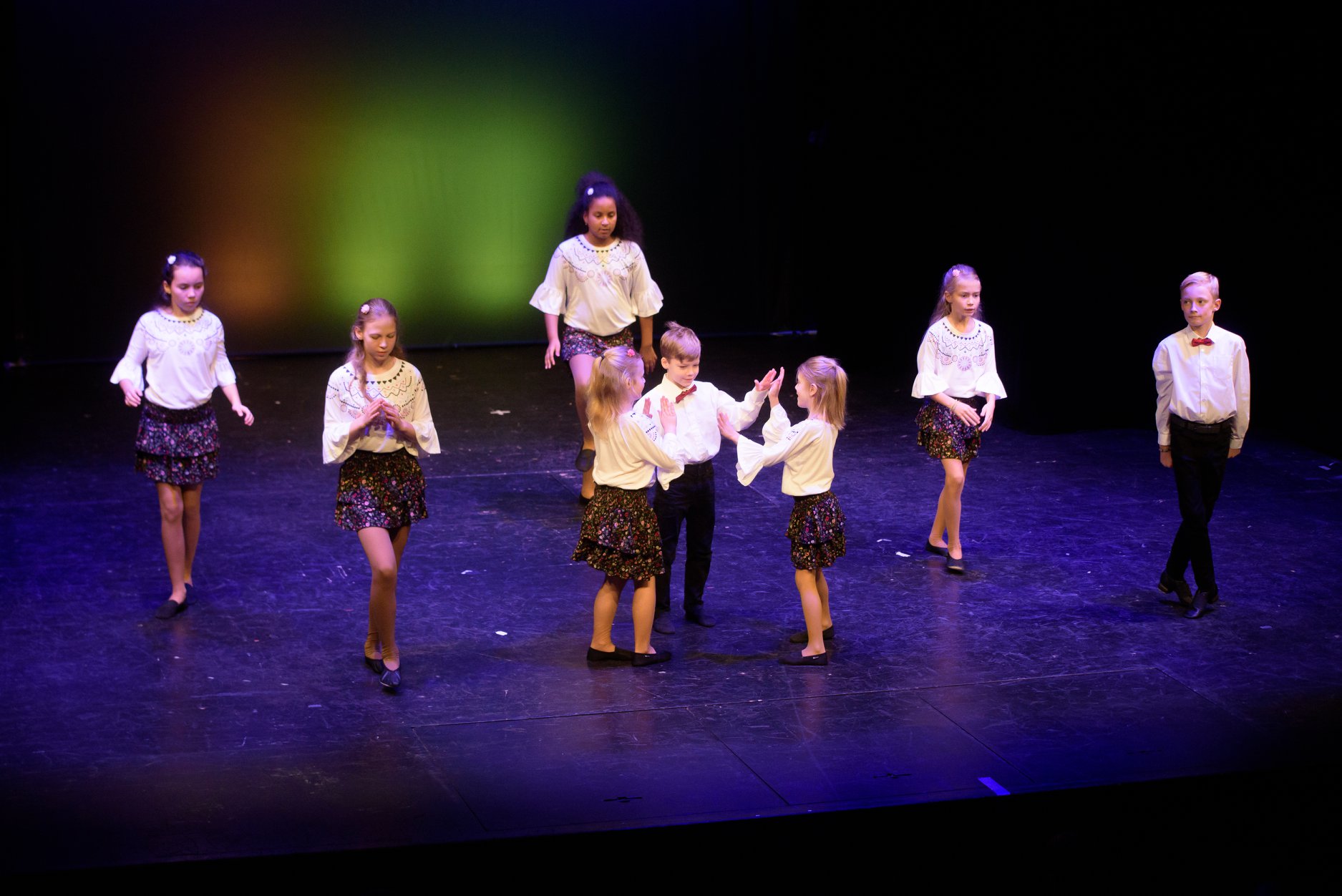 děti na vystoupení